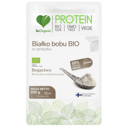 BEORGANIC Białko bobu BIO 200g BEORGANIC Białko bobu BIO 200g