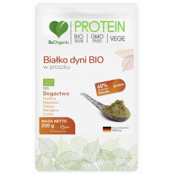 BEORGANIC Białko dyni BIO 200g BEORGANIC Białko dyni BIO 200g