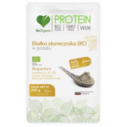 BEORGANIC Białko słonecznika BIO 200g BEORGANIC Białko słonecznika BIO 200g