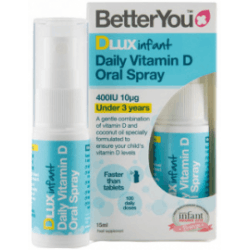 BETTER YOU DLux Infant Wit. D Oral Spray 15 ml BETTER YOU DLux Infant Wit. D Oral Spray 15 ml