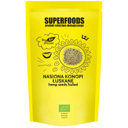 BIO PLANET Nasiona konopi łuskane BIO 200g BIO PLANET Nasiona konopi łuskane BIO 200g