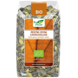 BIO PLANET Pestki dyni ciemnozielone BIO 350g BIO PLANET Pestki dyni ciemnozielone BIO 350g