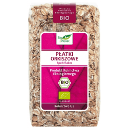 BIO PLANET Płatki orkiszowe BIO 600g BIO PLANET Płatki orkiszowe BIO 600g