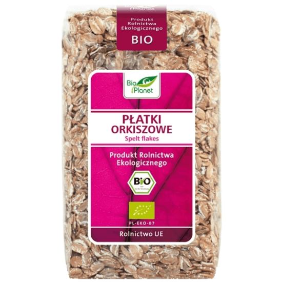 BIO PLANET Płatki orkiszowe BIO 600g BIO PLANET Płatki orkiszowe BIO 600g