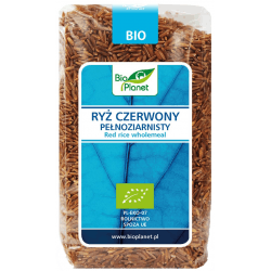 BIO PLANET Ryż czerwony pełnoziarnisty BIO 500g BIO PLANET Ryż czerwony pełnoziarnisty BIO 500g