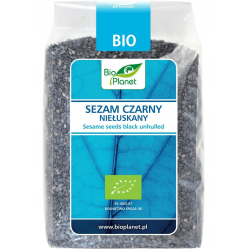 BIO PLANET Sezam czarny niełuskany BIO 250g BIO PLANET Sezam czarny niełuskany BIO 250g