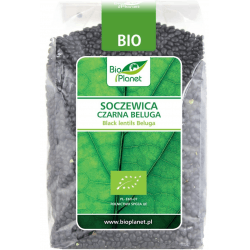 BIO PLANET Soczewica czarna beluga BIO 400g BIO PLANET Soczewica czarna beluga BIO 400g