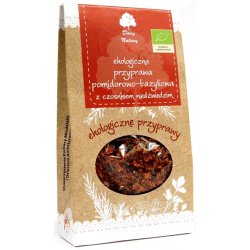 DARY NATURY Przyprawa pomidorowo-bazyliowa z czosnkiem niedźwiedzim BIO 40g DARY NATURY Przyprawa pomidorowo-bazyliowa z czosnkiem niedźwiedzim BIO 40g