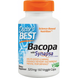 DOCTOR'S BEST Bacopa with Synapsa 320 mg 60 kaps. DOCTOR'S BEST Bacopa with Synapsa 320 mg 60 kaps.