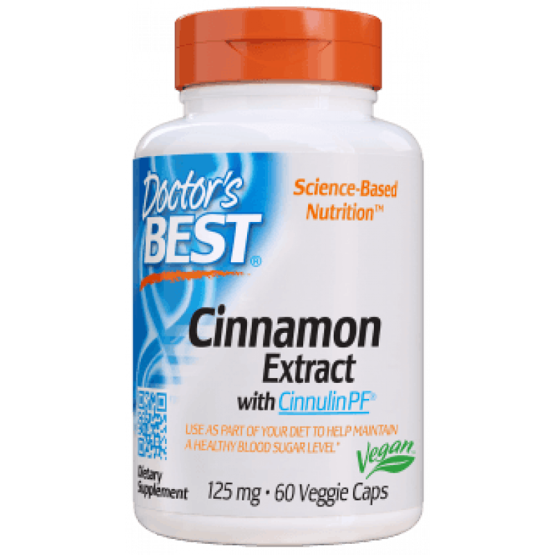 DOCTOR'S BEST Cinnamon Extract + Cinnulin PF 60 kaps.
