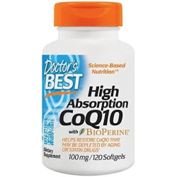 DOCTOR'S BEST High Absorption CoQ10 100mg 120 kaps. DOCTOR'S BEST High Absorption CoQ10 100mg 120 kaps.