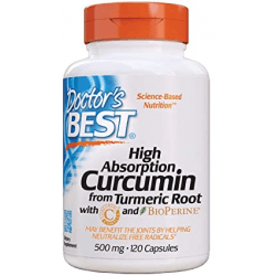 DOCTOR'S BEST High Absorption Curcumin 500mg 120 kaps. DOCTOR'S BEST High Absorption Curcumin 500mg 120 kaps.