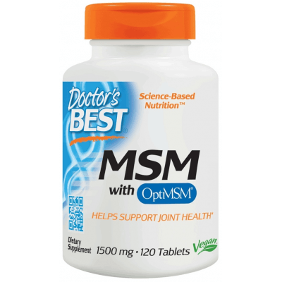 DOCTOR'S BEST MSM with OptiMSM 1500mg 120 tab.
