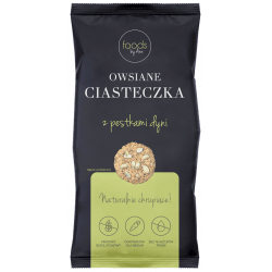 FOODS BY ANN Ciasteczka owsiane z dynią bezglutenowe 100g FOODS BY ANN Ciasteczka owsiane z dynią bezglutenowe 100g