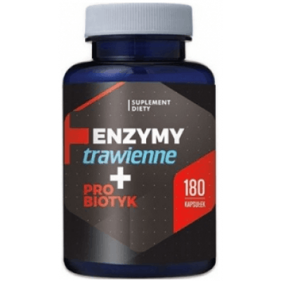 HEPATICA Enzymy Trawienne + Probiotyk 180 kaps.