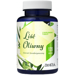 HEPATICA Liść Oliwny 120 kaps.  HEPATICA Liść Oliwny 120 kaps.