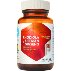 HEPATICA Rhodiola & Siberian Ginseng 90 kaps. HEPATICA Rhodiola & Siberian Ginseng 90 kaps.