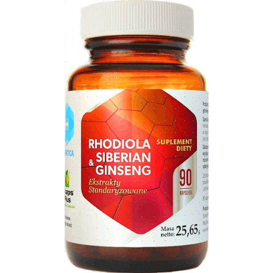 HEPATICA Rhodiola & Siberian Ginseng 90 kaps. HEPATICA Rhodiola & Siberian Ginseng 90 kaps.