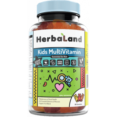 HERBALAND Kids Multivitamin (Sugar-Free) 90 żelek