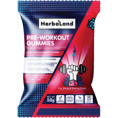 HERBALAND Pre-Workout Fitness Gummies 50g