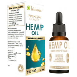 INTENSON Olejek konopny 5% CBD 5 ml INTENSON Olejek konopny 5% CBD 5 ml