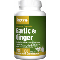 JARROW Garlic & Ginger 700mg 100 kaps. JARROW Garlic & Ginger 700mg 100 kaps.