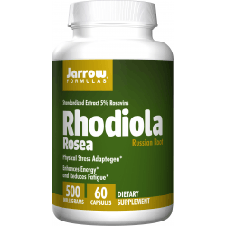 JARROW Rhodiola Rosea 500mg 60 kaps. JARROW Rhodiola Rosea 500mg 60 kaps.