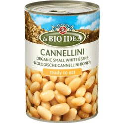 LA BIO IDEA Fasola biała drobna (puszka) BIO 400g LA BIO IDEA Fasola biała drobna (puszka) BIO 400g
