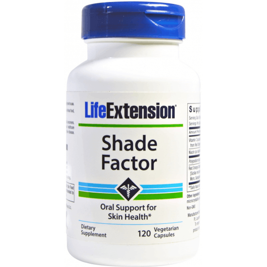 LIFE EXTENSION Shade Factor 120 kaps. LIFE EXTENSION Shade Factor 120 kaps.