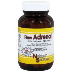 NATURAL SOURCES Raw Adrenal 60 kaps. NATURAL SOURCES Raw Adrenal 60 kaps.