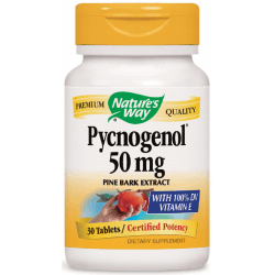 NATURE'S WAY Pycnogenol 50mg 30 tab. NATURE'S WAY Pycnogenol 50mg 30 tab.