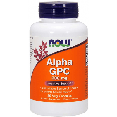 NOW FOODS Alpha GPC 300 mg 60 kaps
