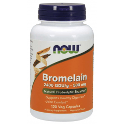 NOW FOODS Bromelain 500mg 120 kaps NOW FOODS Bromelain 500mg 120 kaps