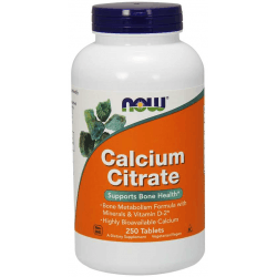 NOW FOODS Calcium Citrate 250 tab. NOW FOODS Calcium Citrate 250 tab.