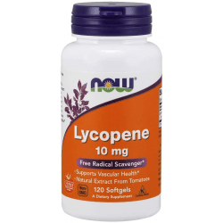 NOW FOODS Lycopene 10mg 120 kaps. NOW FOODS Lycopene 10mg 120 kaps.