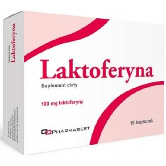 PHARMABEST Laktoferyna 15 kaps. PHARMABEST Laktoferyna 15 kaps.