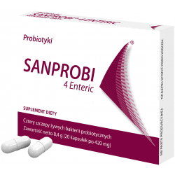 SANPROBI 4 Enteric 20 kaps. SANPROBI 4 Enteric 20 kaps.