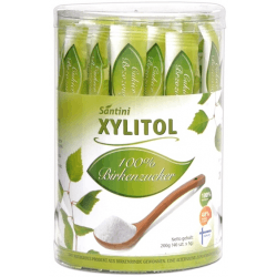 SANTINI Cukier brzozowy (Ksylitol) w saszetkach (40 x 5g) 200g SANTINI Cukier brzozowy (Ksylitol) w saszetkach (40 x 5g) 200g