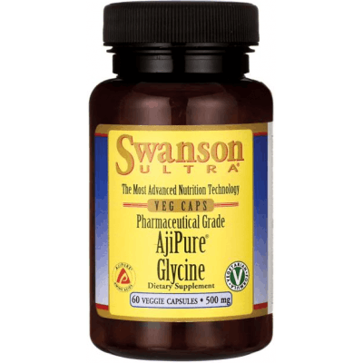 SWANSON AjiPure Glycine 500mg 60 kaps.