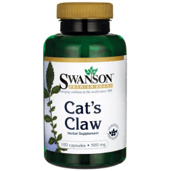 SWANSON Cat's Claw 500mg 100 kaps. SWANSON Cat's Claw 500mg 100 kaps.