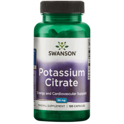 SWANSON Potassium Citrate 120 kaps. SWANSON Potassium Citrate 120 kaps.