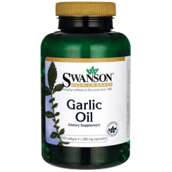 SWANSON Garlic Oil 500 kaps. SWANSON Garlic Oil 500 kaps.