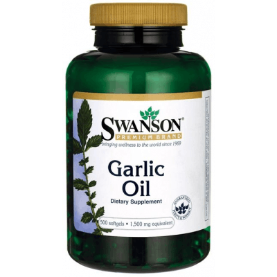 SWANSON Garlic Oil 500 kaps.