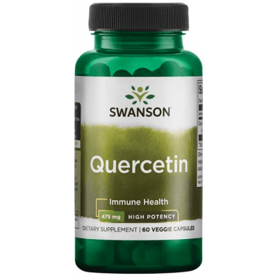 SWANSON High Potency Quercetin 475 mg 60 kaps.