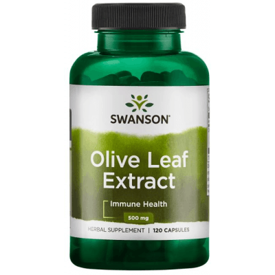 SWANSON Olive Leaf Extract 500mg 120 kaps.