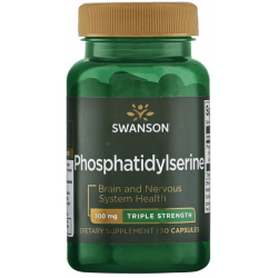 SWANSON Phosphatidylserine 300mg 30 kaps. SWANSON Phosphatidylserine 300mg 30 kaps.