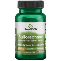 SWANSON Sulforaphane 400mcg 60 kaps. SWANSON Sulforaphane 400mcg 60 kaps.