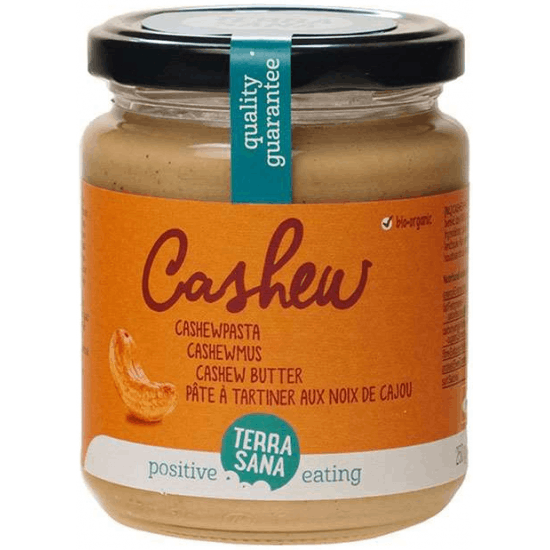 TERRASANA Krem z orzechów nerkowca BIO 250g TERRASANA Krem z orzechów nerkowca BIO 250g