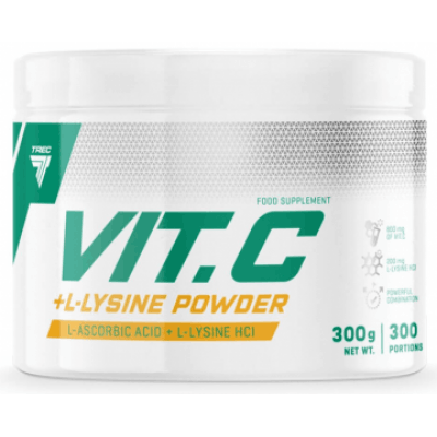 TREC Vit C + L-Lysine Powder 300g