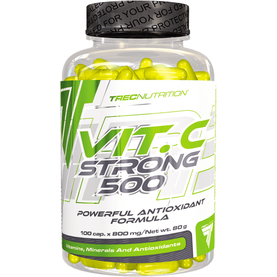TREC Vit. C Strong 500 100 kaps. TREC Vit. C Strong 500 100 kaps.
